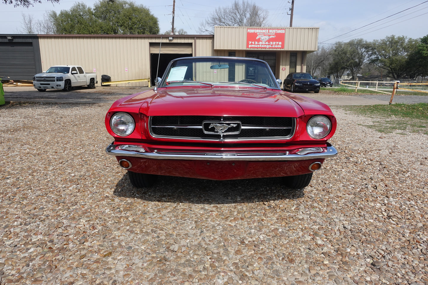 65 Mustang Convertible Red