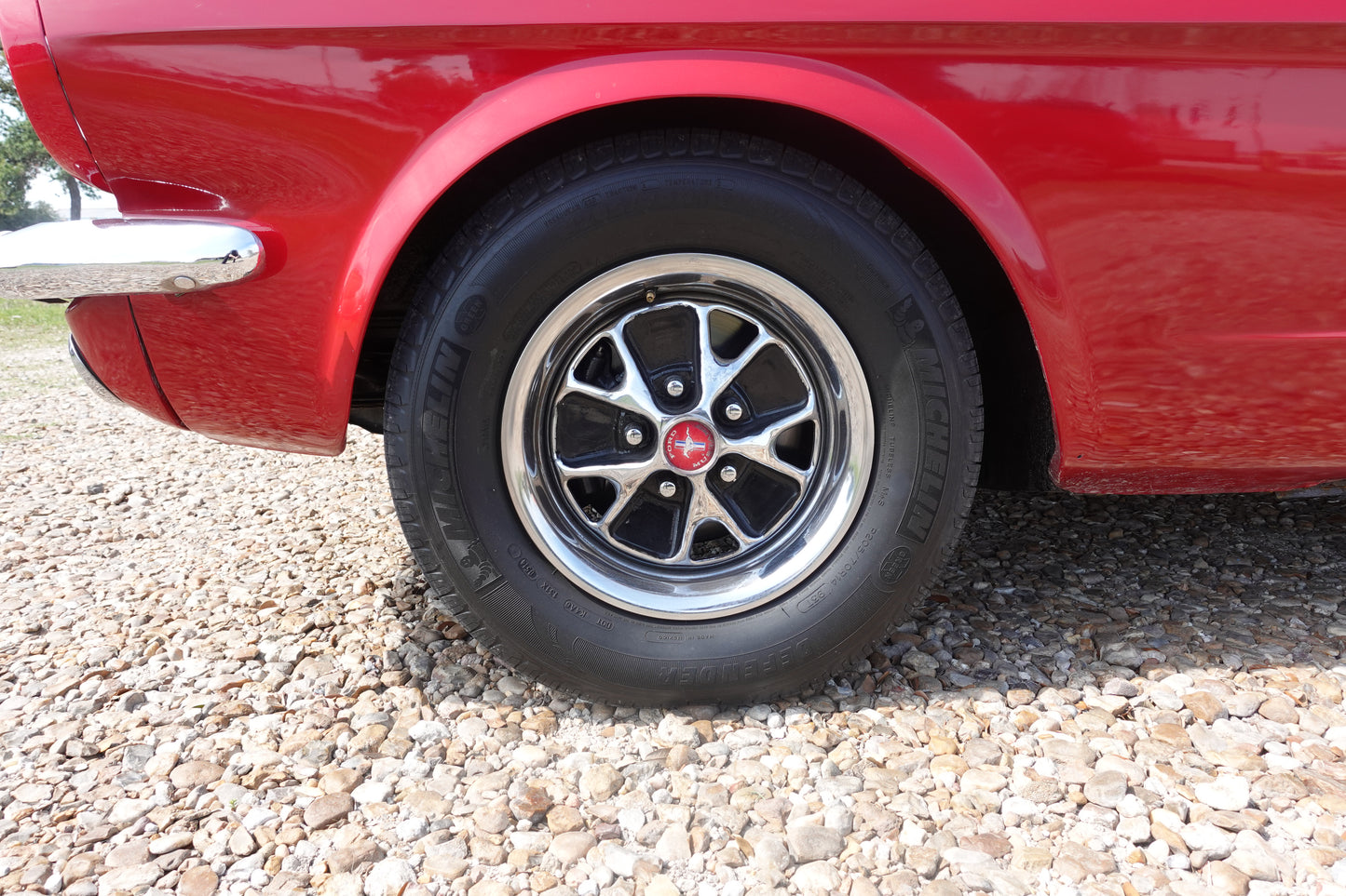 65 Mustang Convertible Red