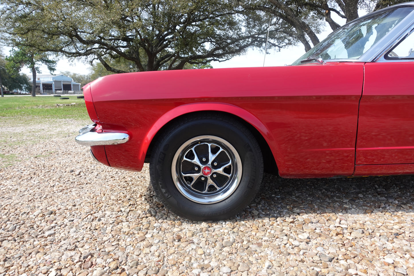 65 Mustang Convertible Red