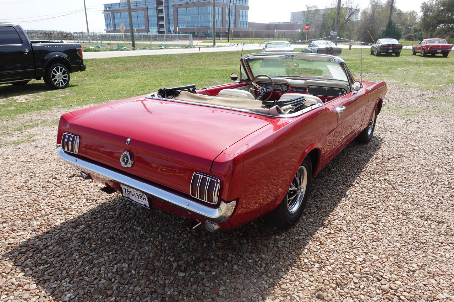 65 Mustang Convertible Red