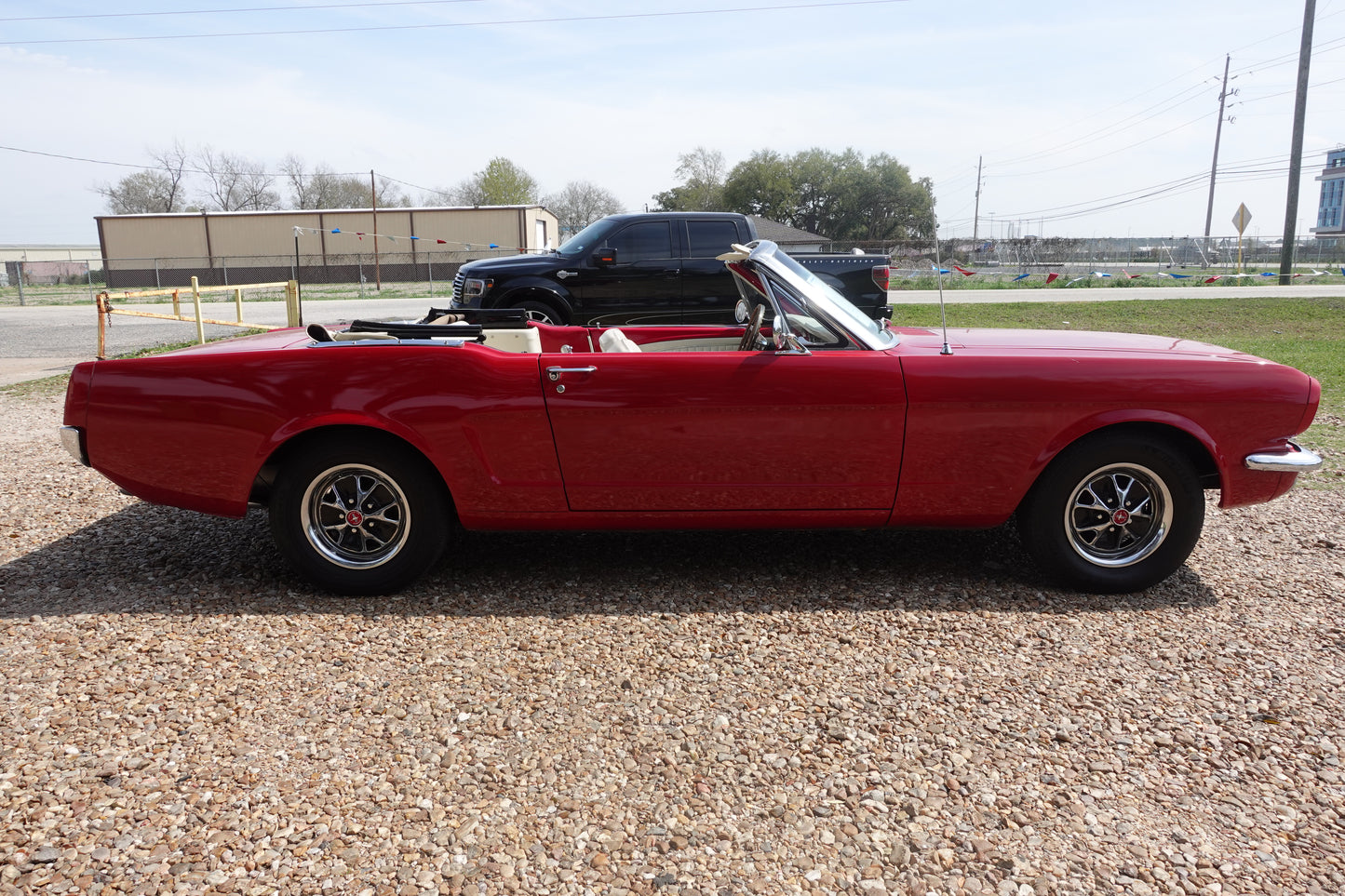 65 Mustang Convertible Red