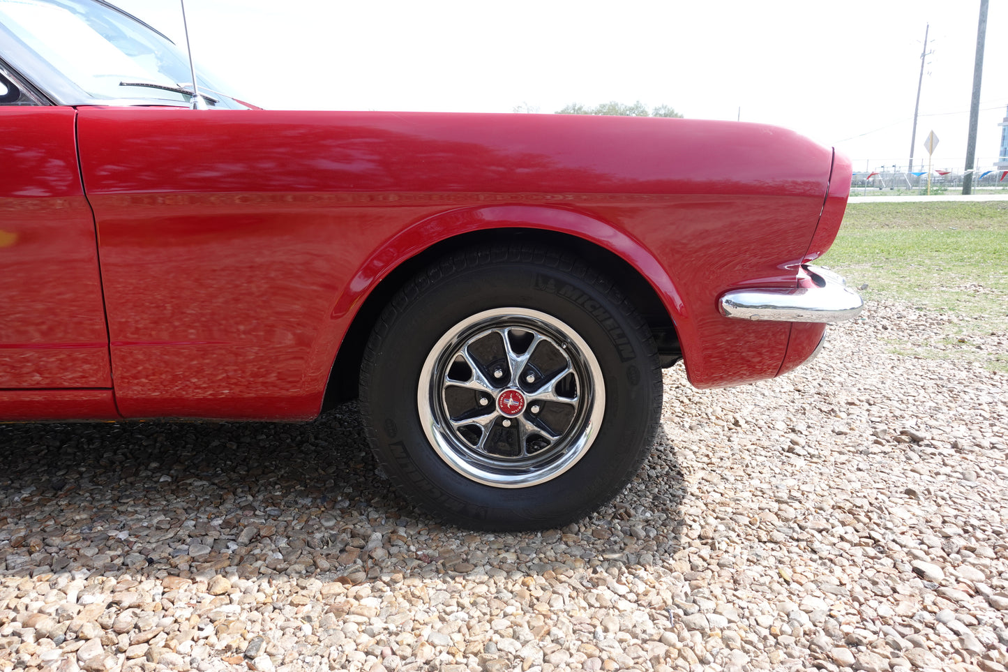 65 Mustang Convertible Red