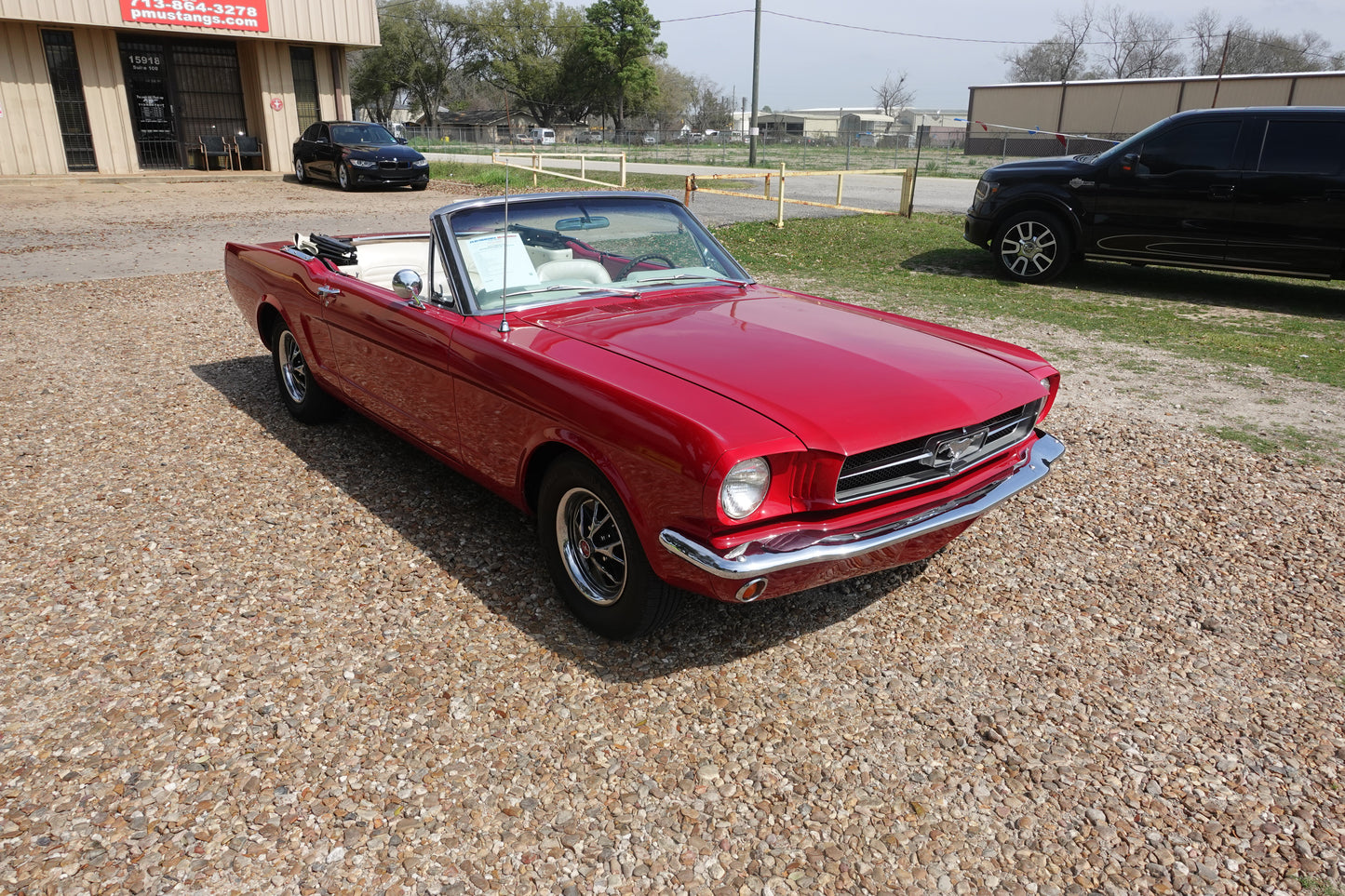 65 Mustang Convertible Red