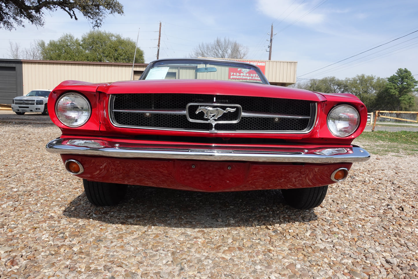 65 Mustang Convertible Red