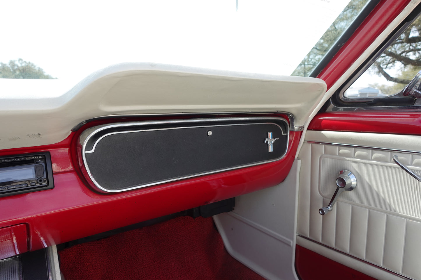 65 Mustang Convertible Red