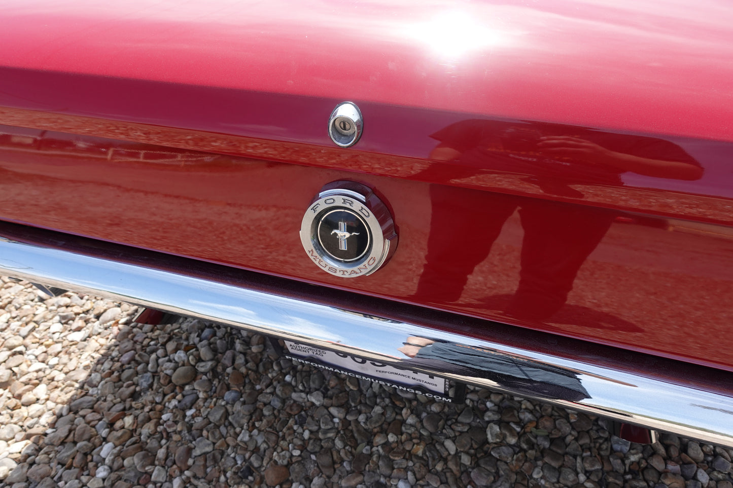 65 Mustang Convertible Red