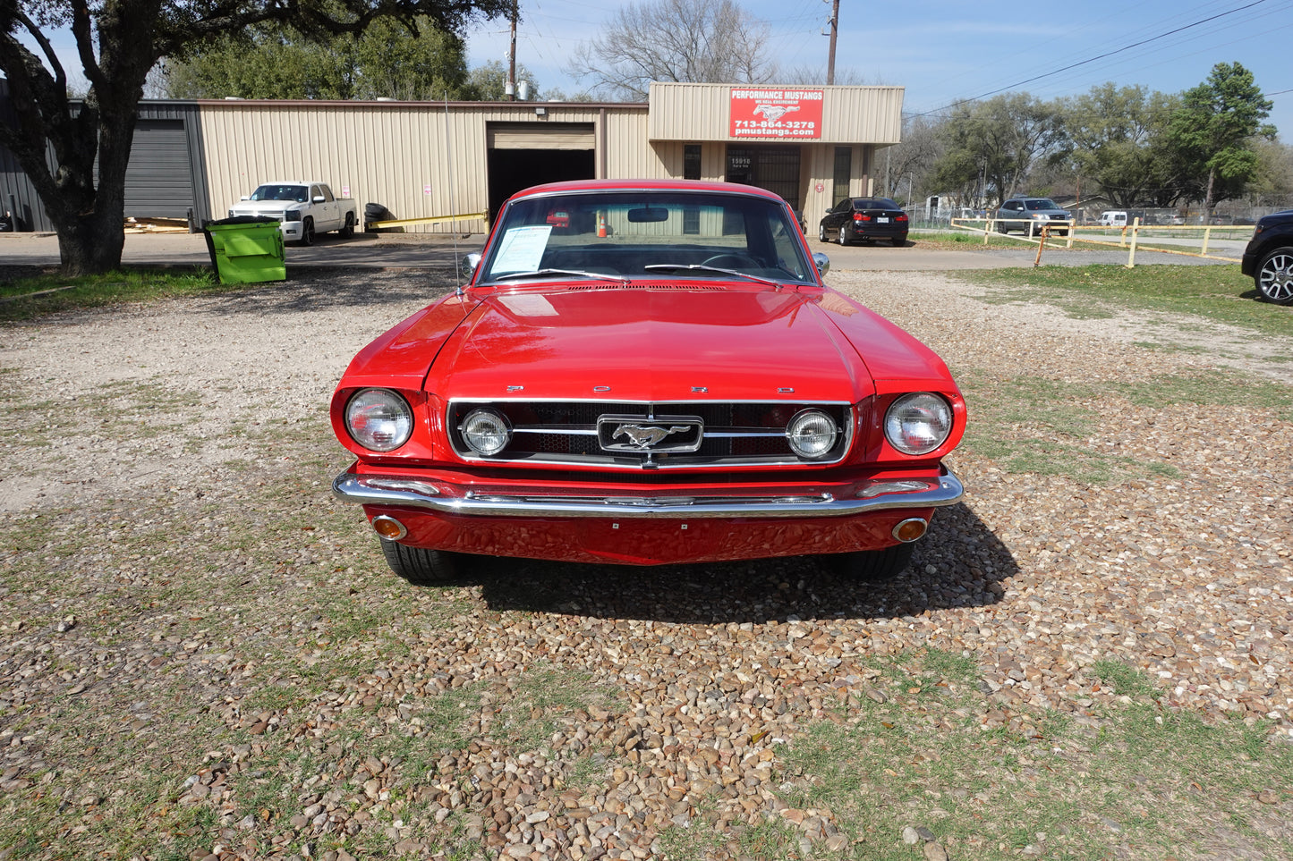 65 Mustang Coupe Red