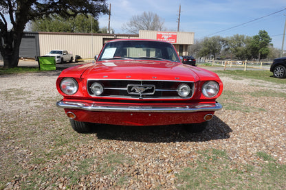65 Mustang Coupe Red