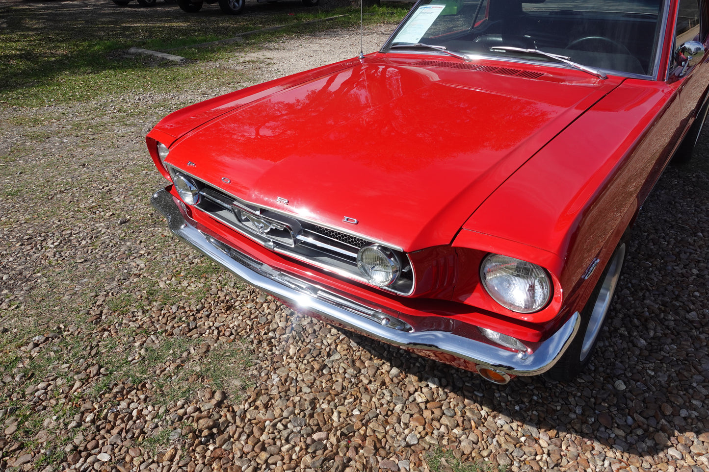 65 Mustang Coupe Red