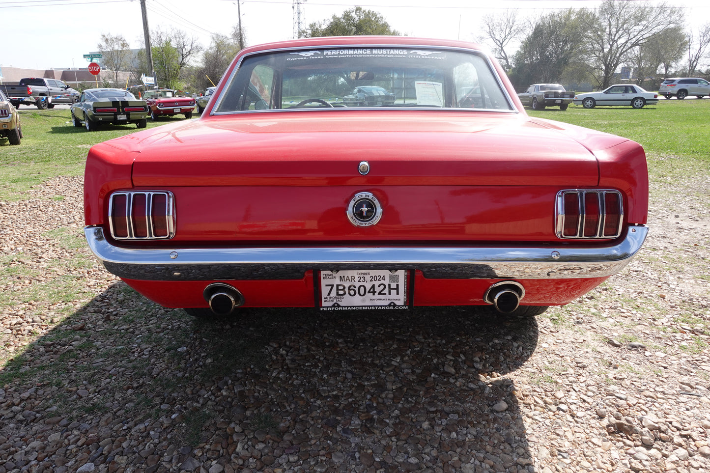 65 Mustang Coupe Red