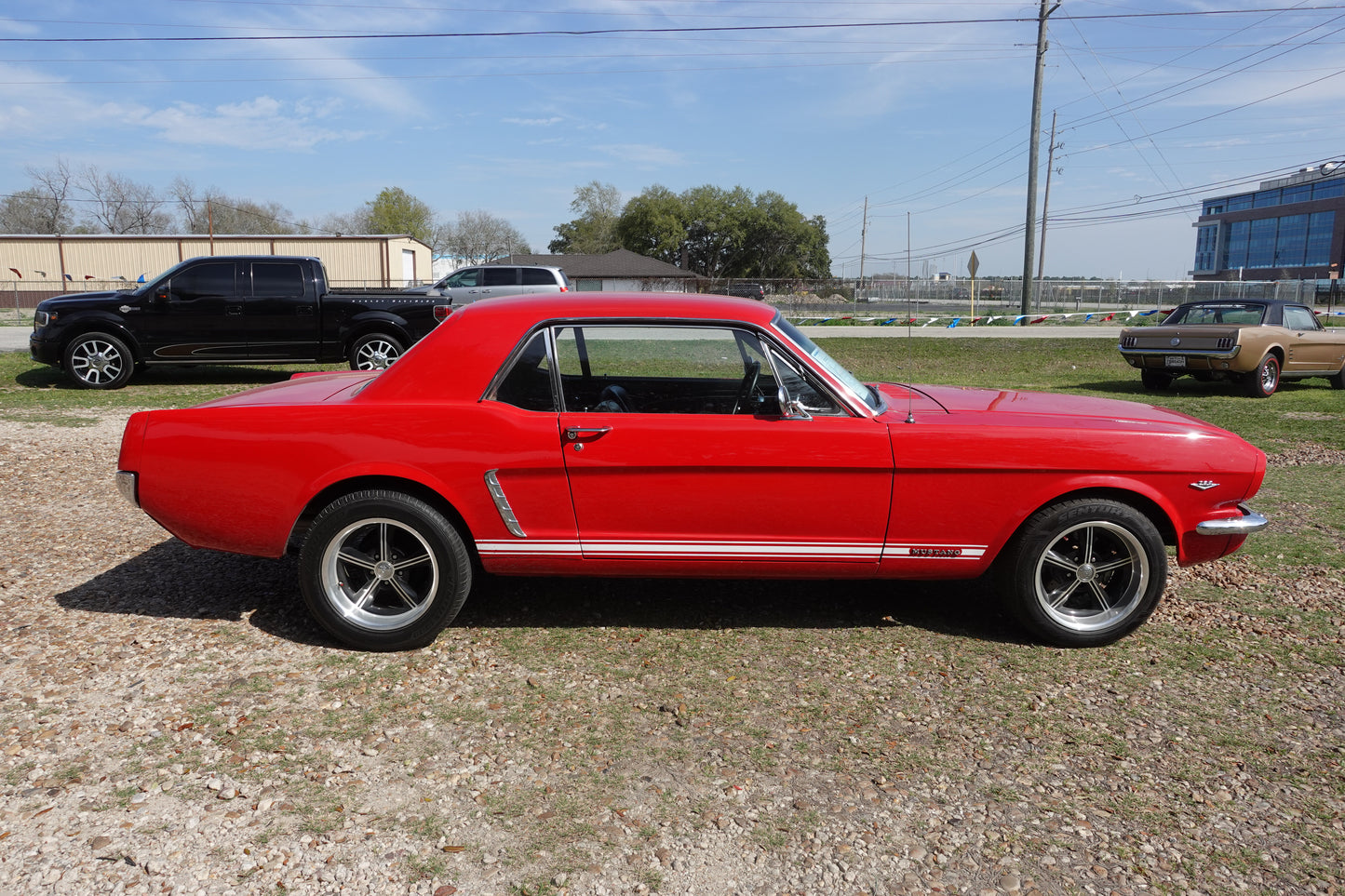 65 Mustang Coupe Red