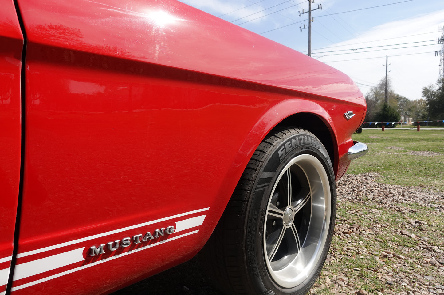 65 Mustang Coupe Red