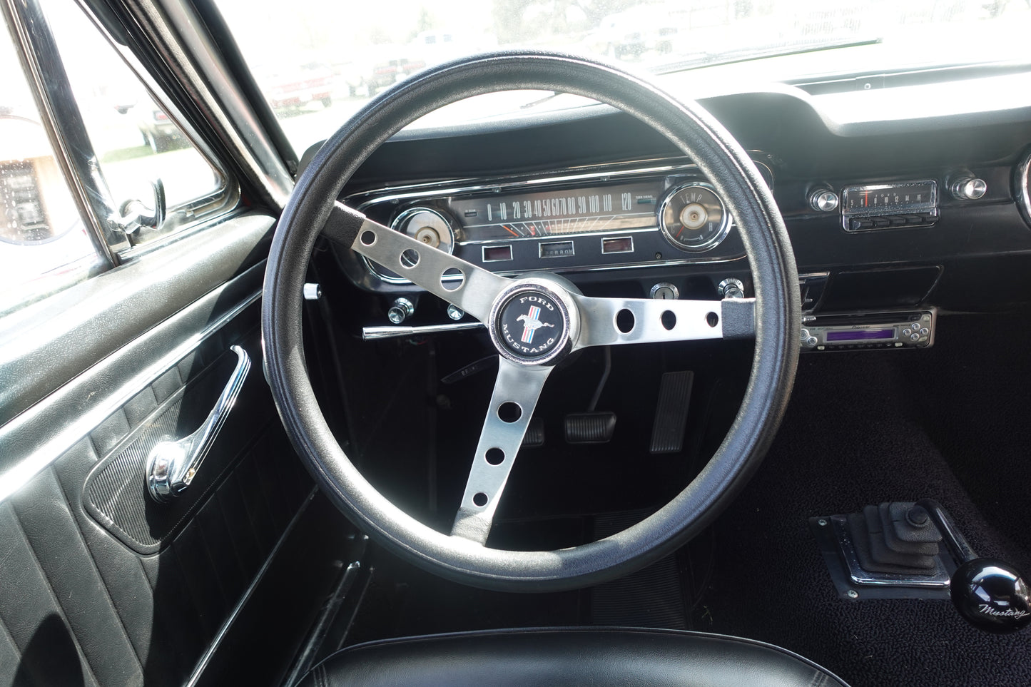 65 Mustang Coupe Red