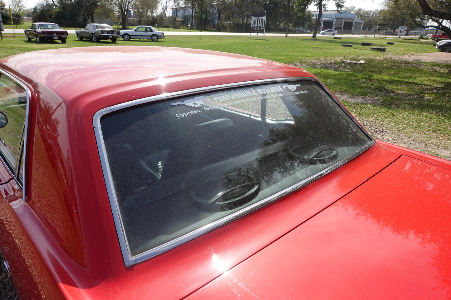 65 Mustang Coupe Red