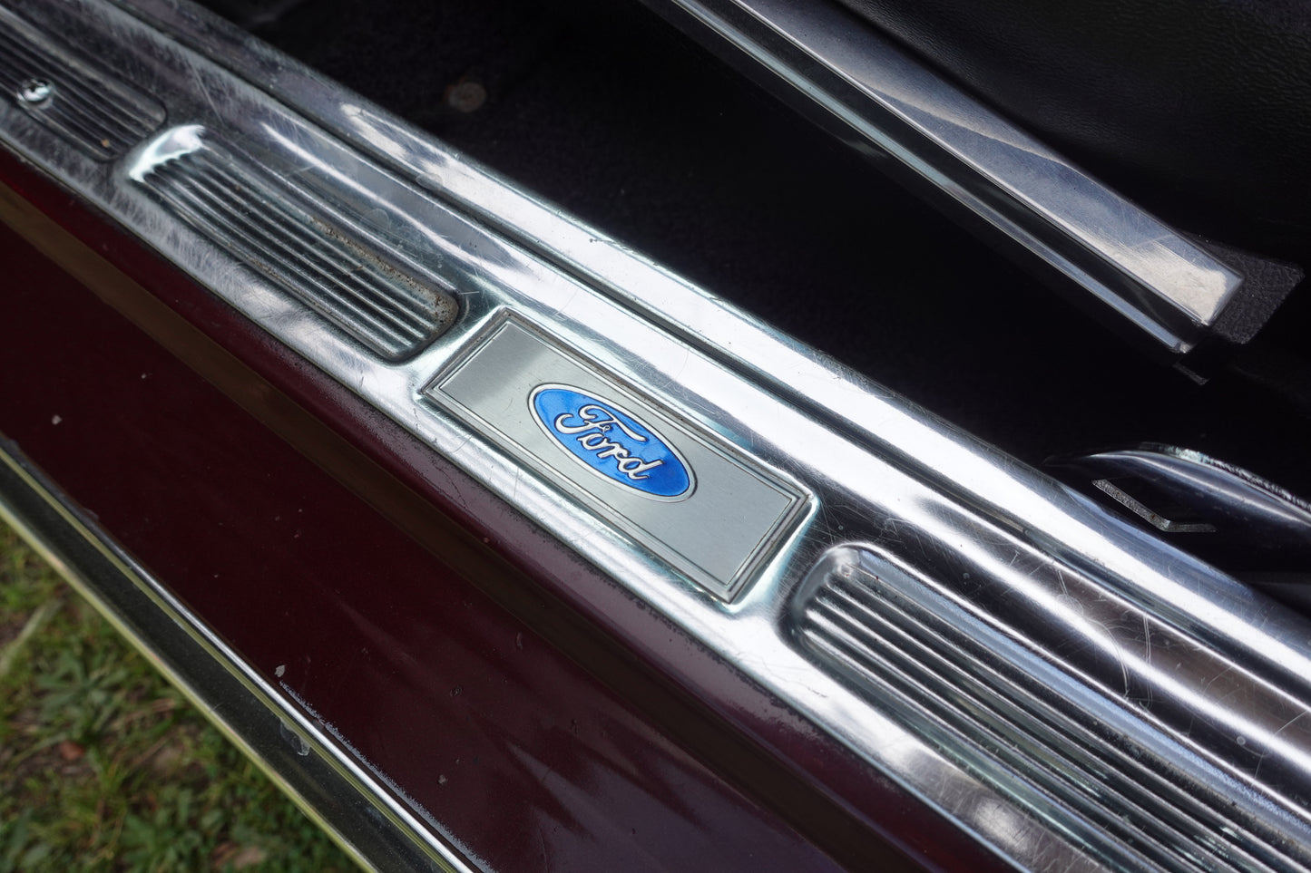 67 Mustang Burgundy