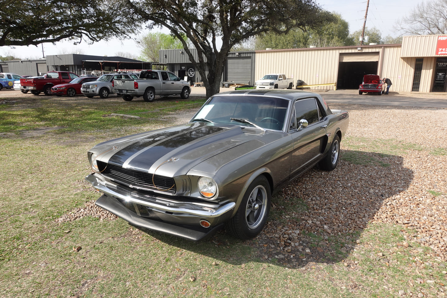 66 Mustang Coupe Gray