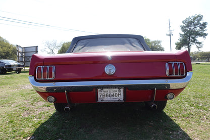 66 Mustang Convertible Red