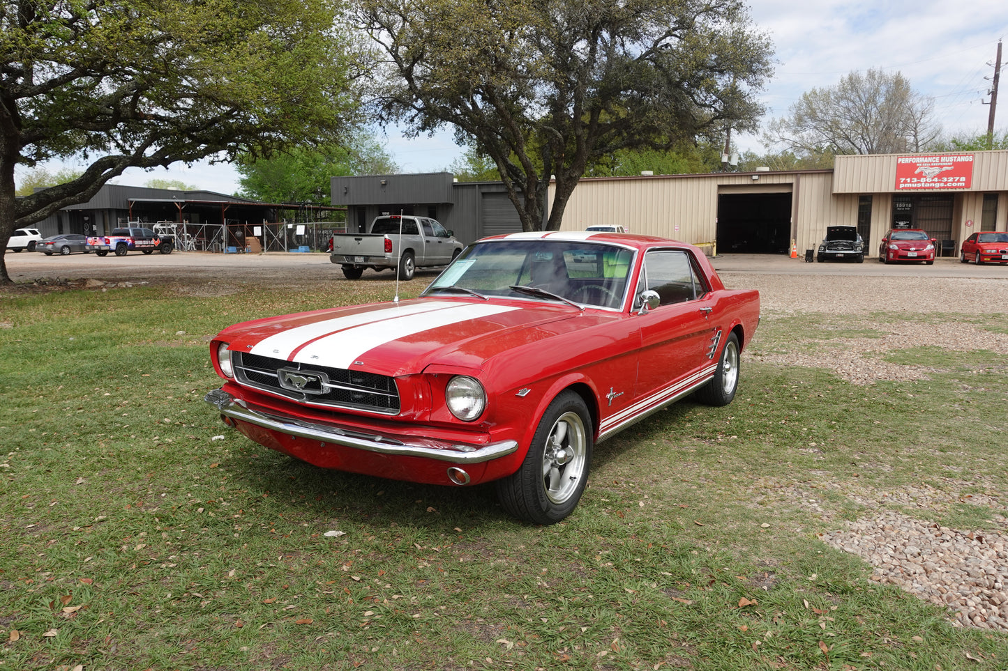 66 Coupe Red w/ Stripes