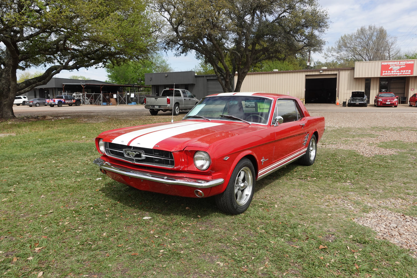 66 Coupe Red w/ Stripes