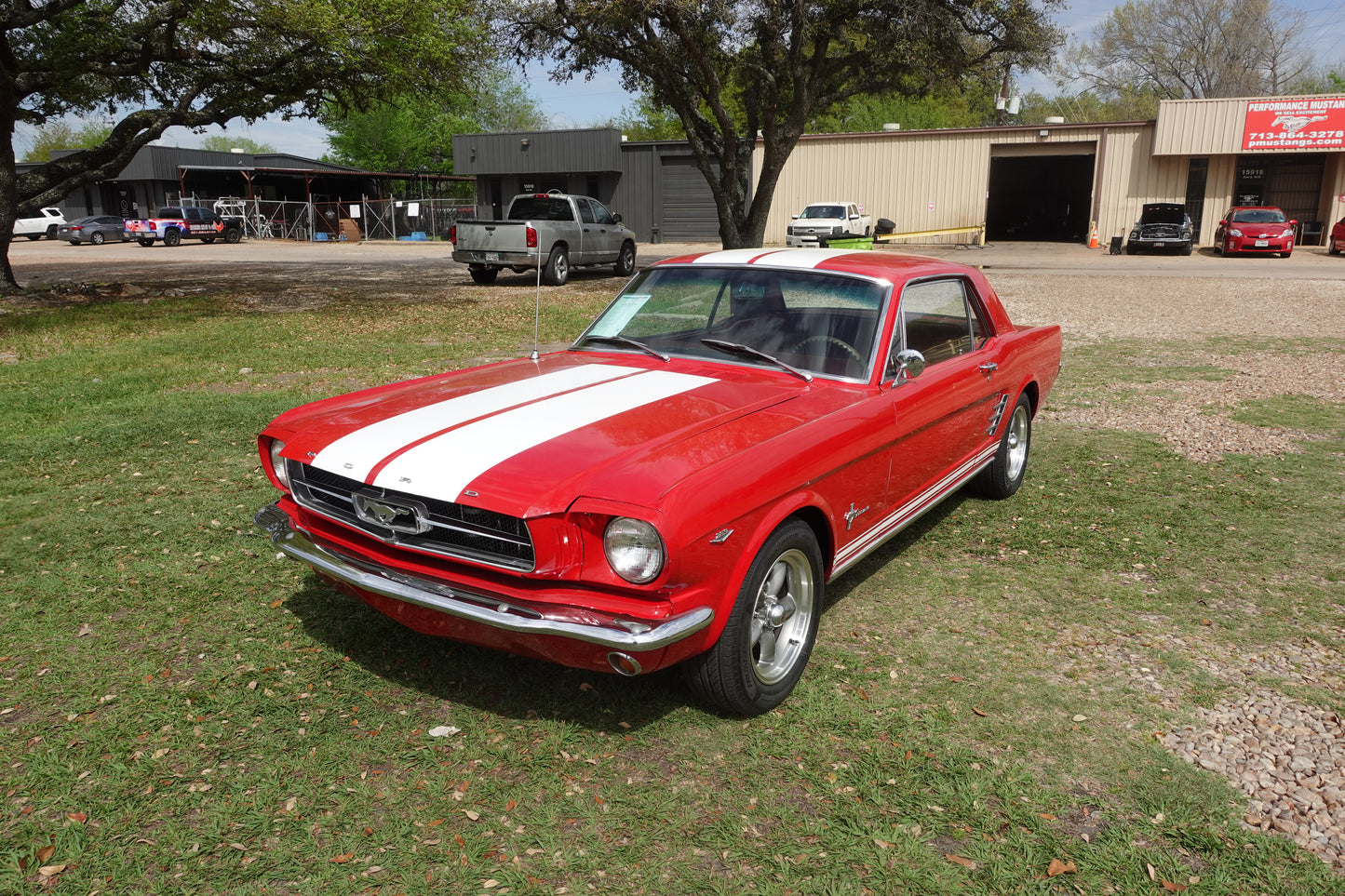 66 Coupe Red w/ Stripes