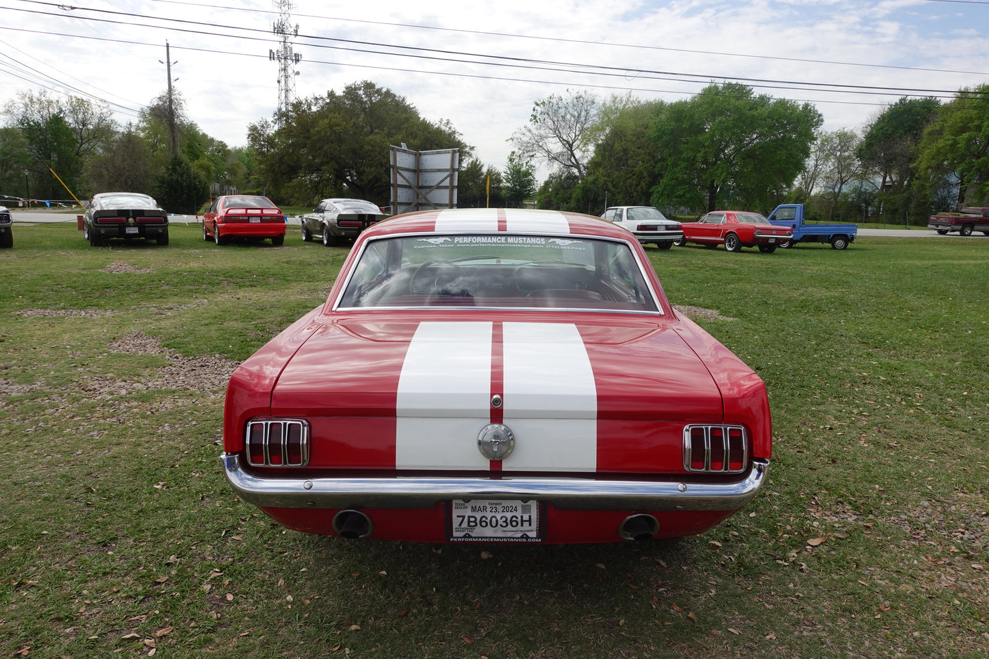 66 Coupe Red w/ Stripes