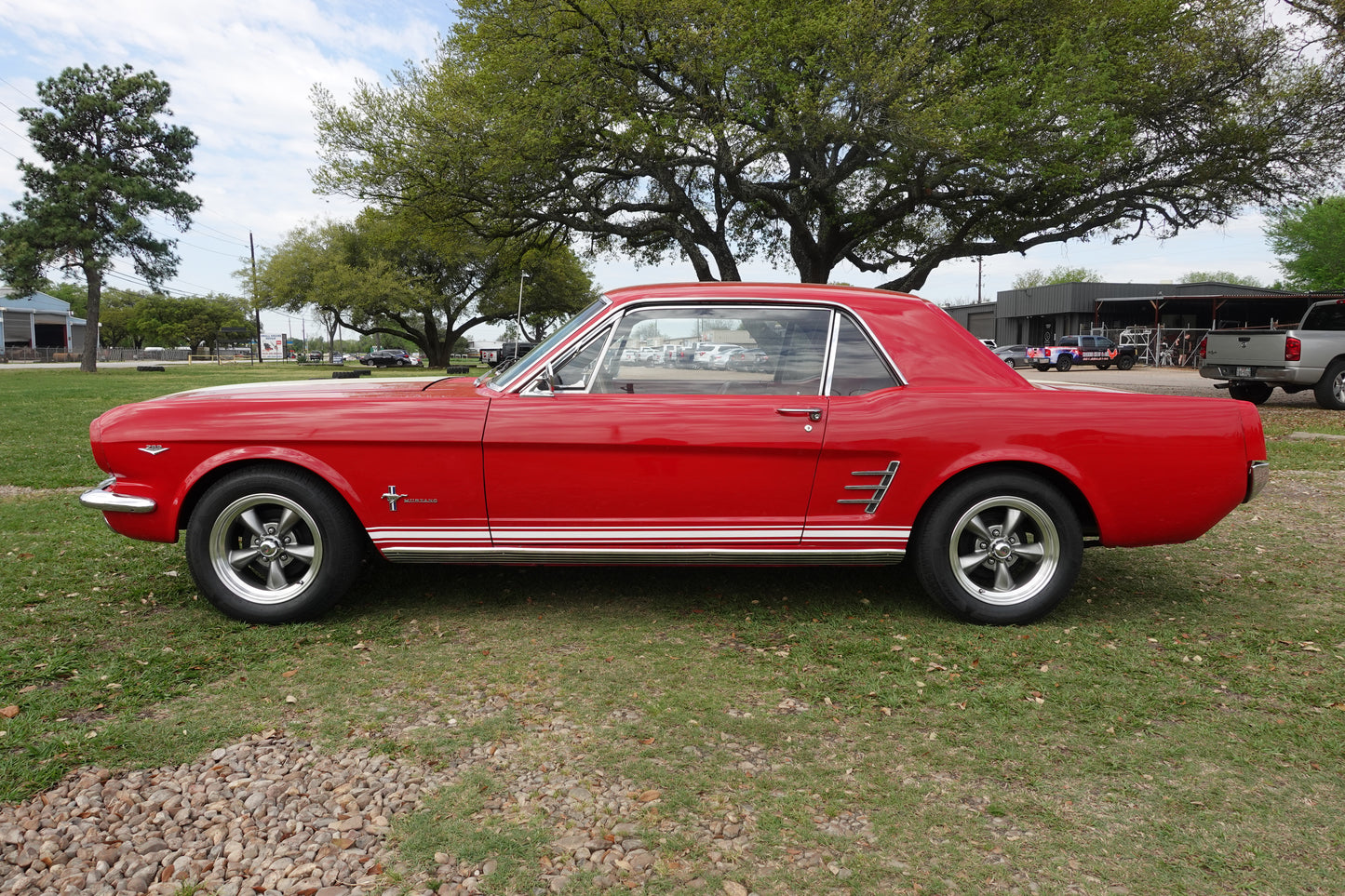 66 Coupe Red w/ Stripes