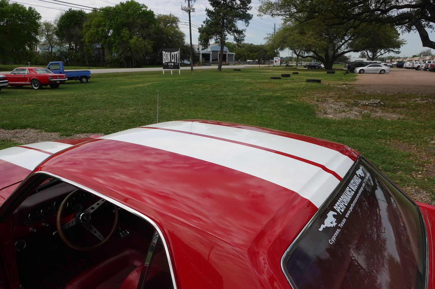 66 Coupe Red w/ Stripes