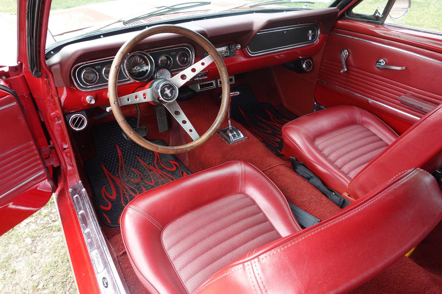 66 Coupe Red w/ Stripes