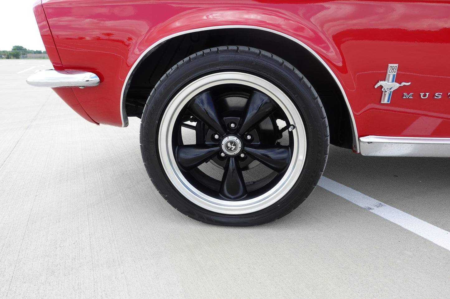 67 Mustang Coupe Red