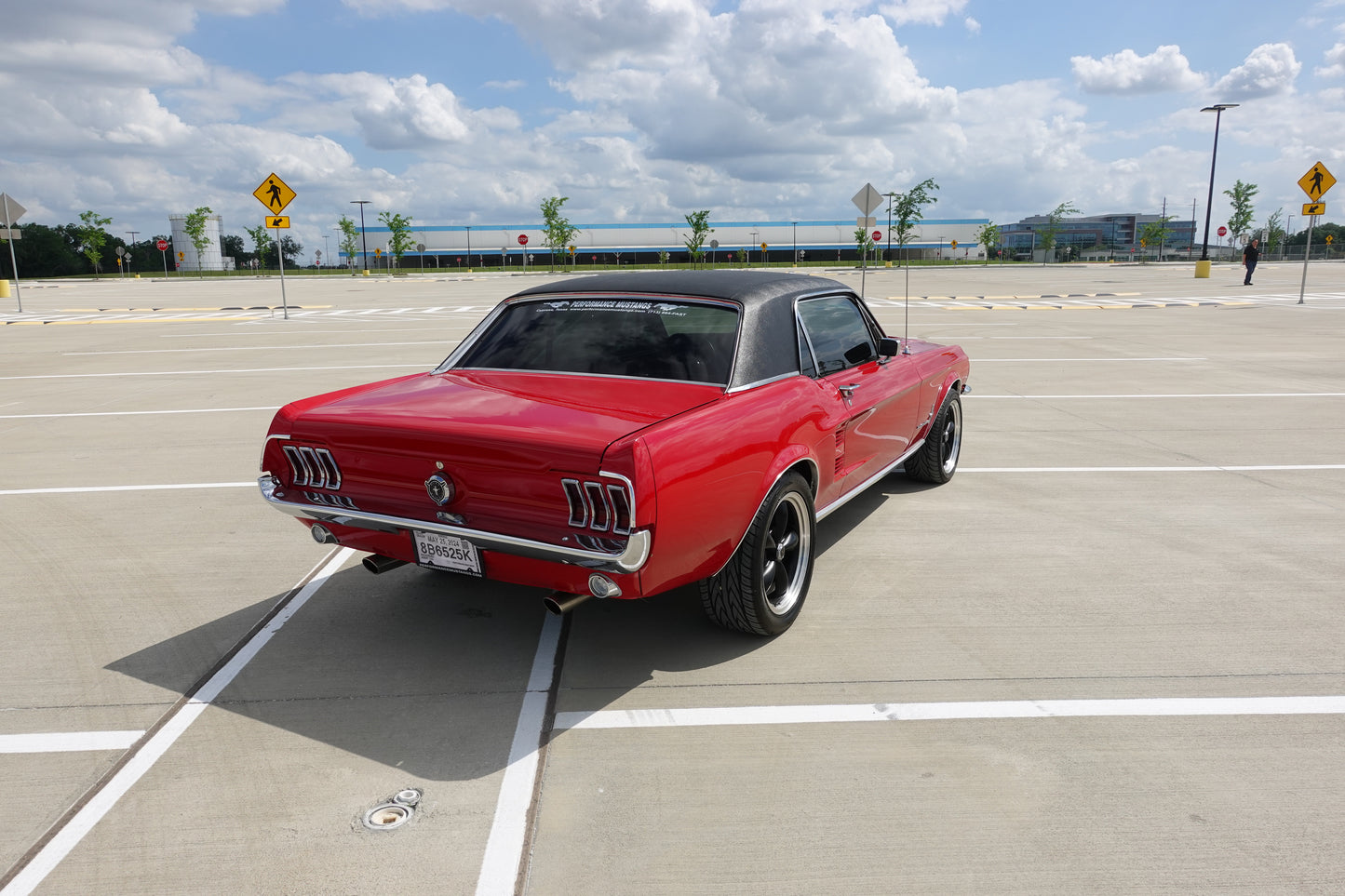 67 Mustang Coupe Red