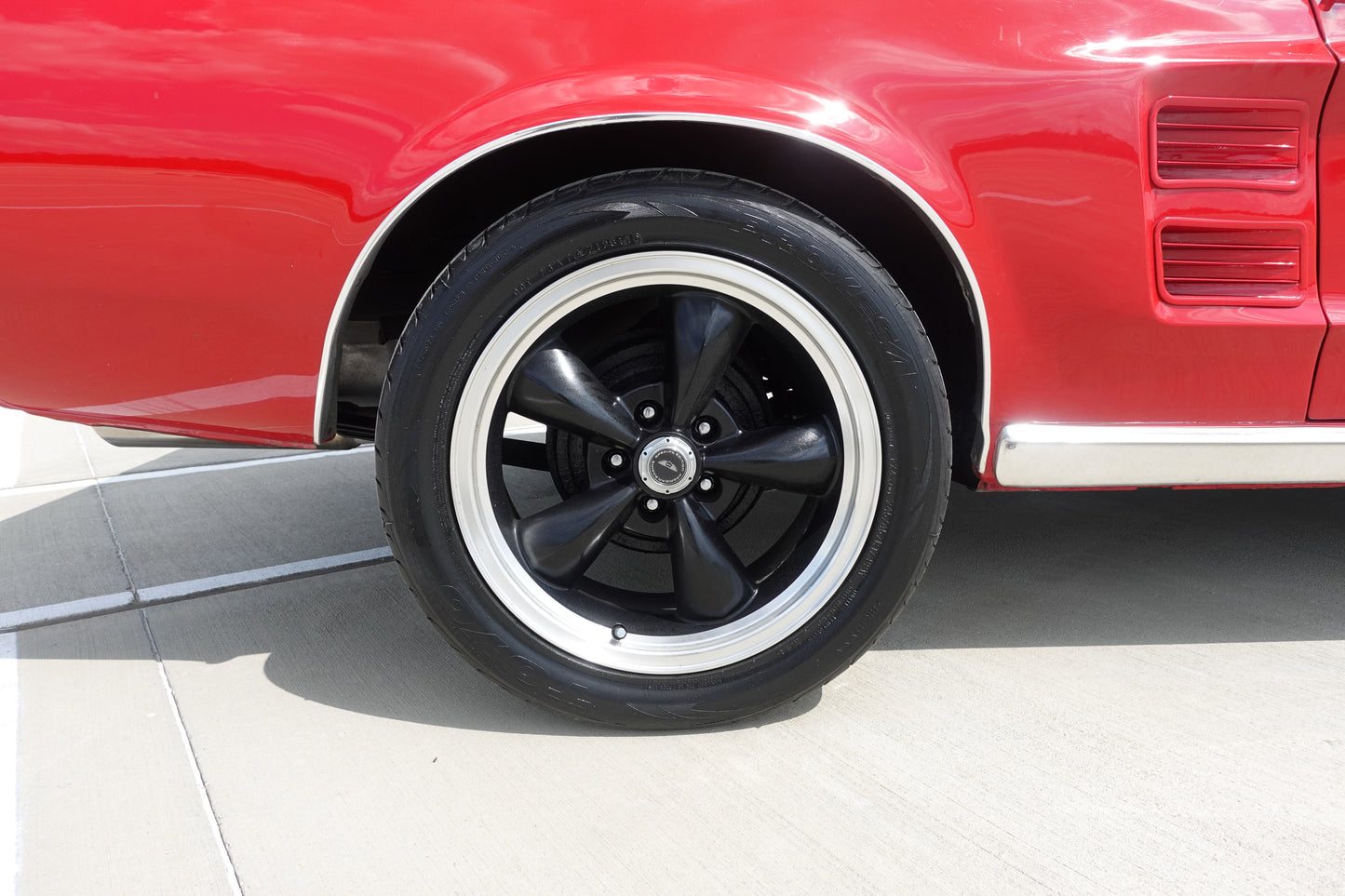 67 Mustang Coupe Red