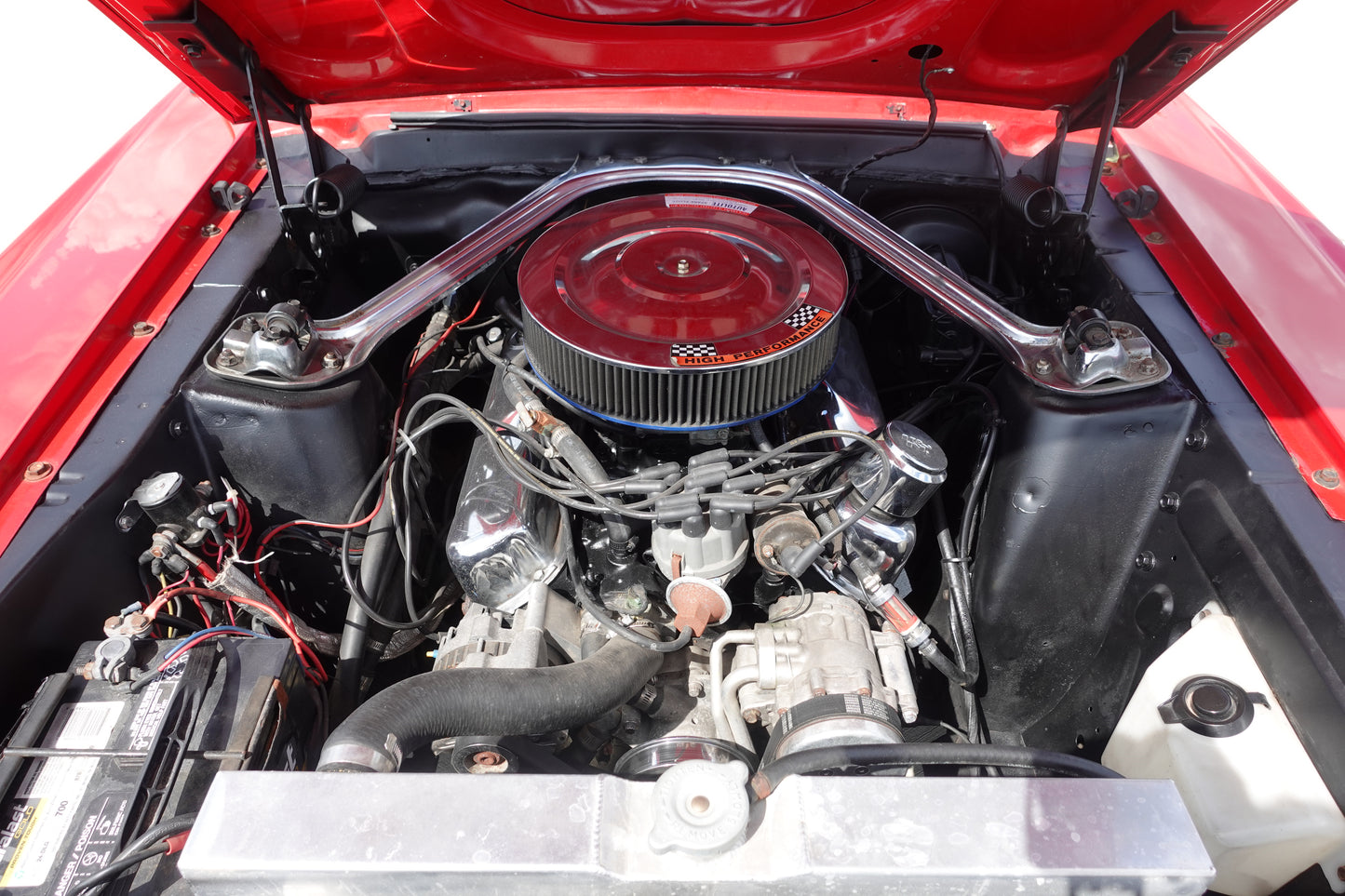 67 Mustang Coupe Red