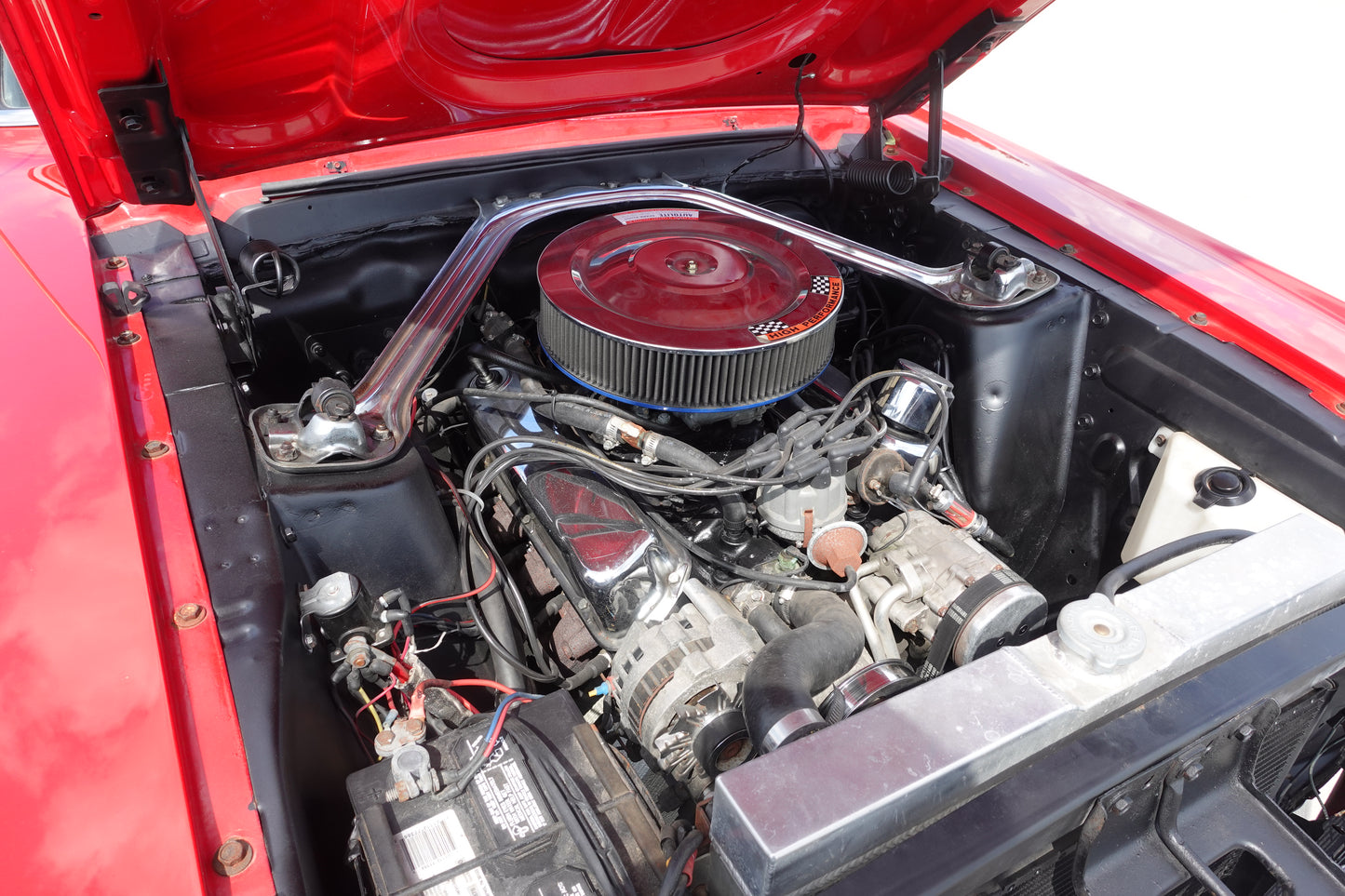 67 Mustang Coupe Red