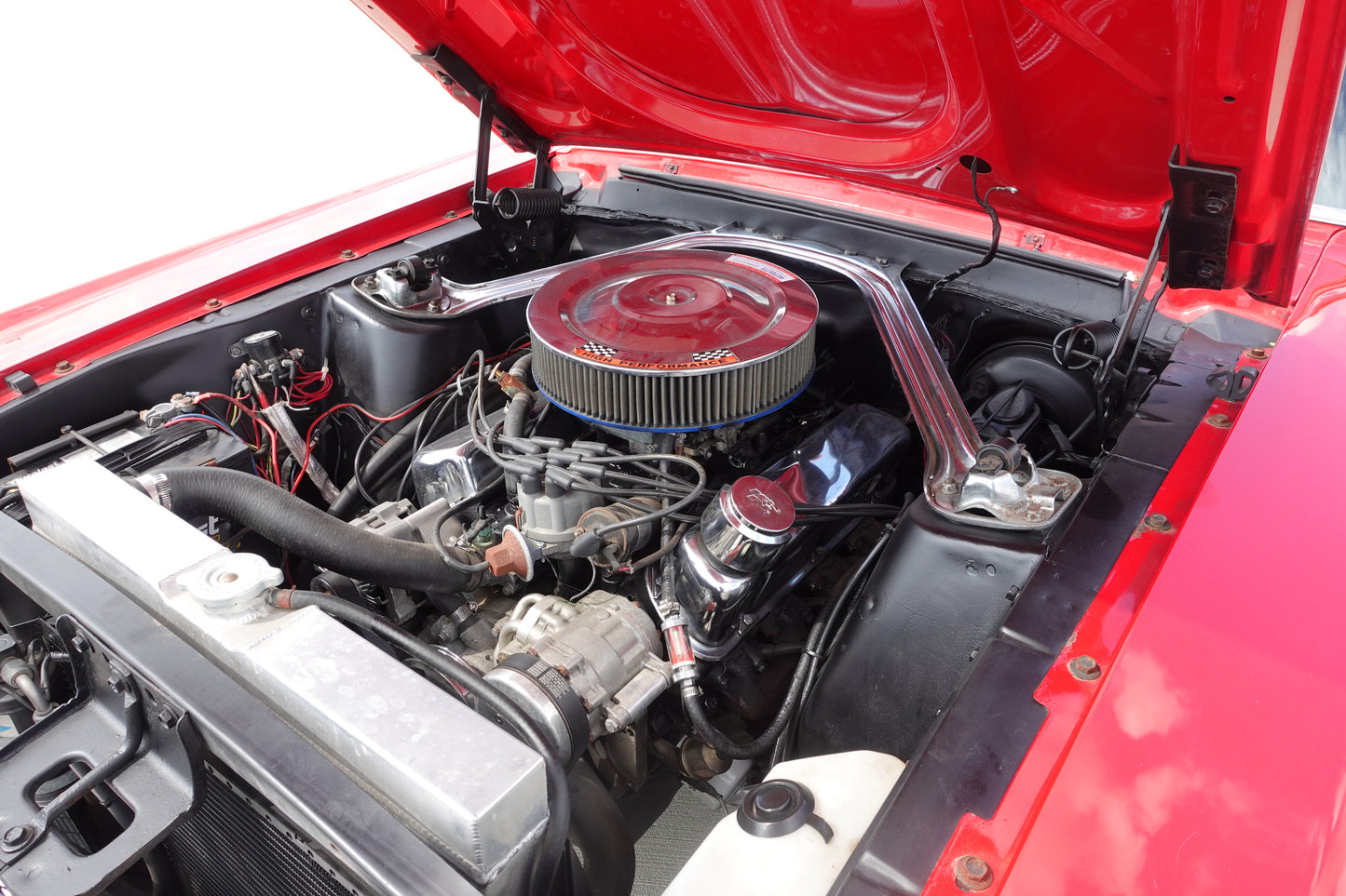 67 Mustang Coupe Red