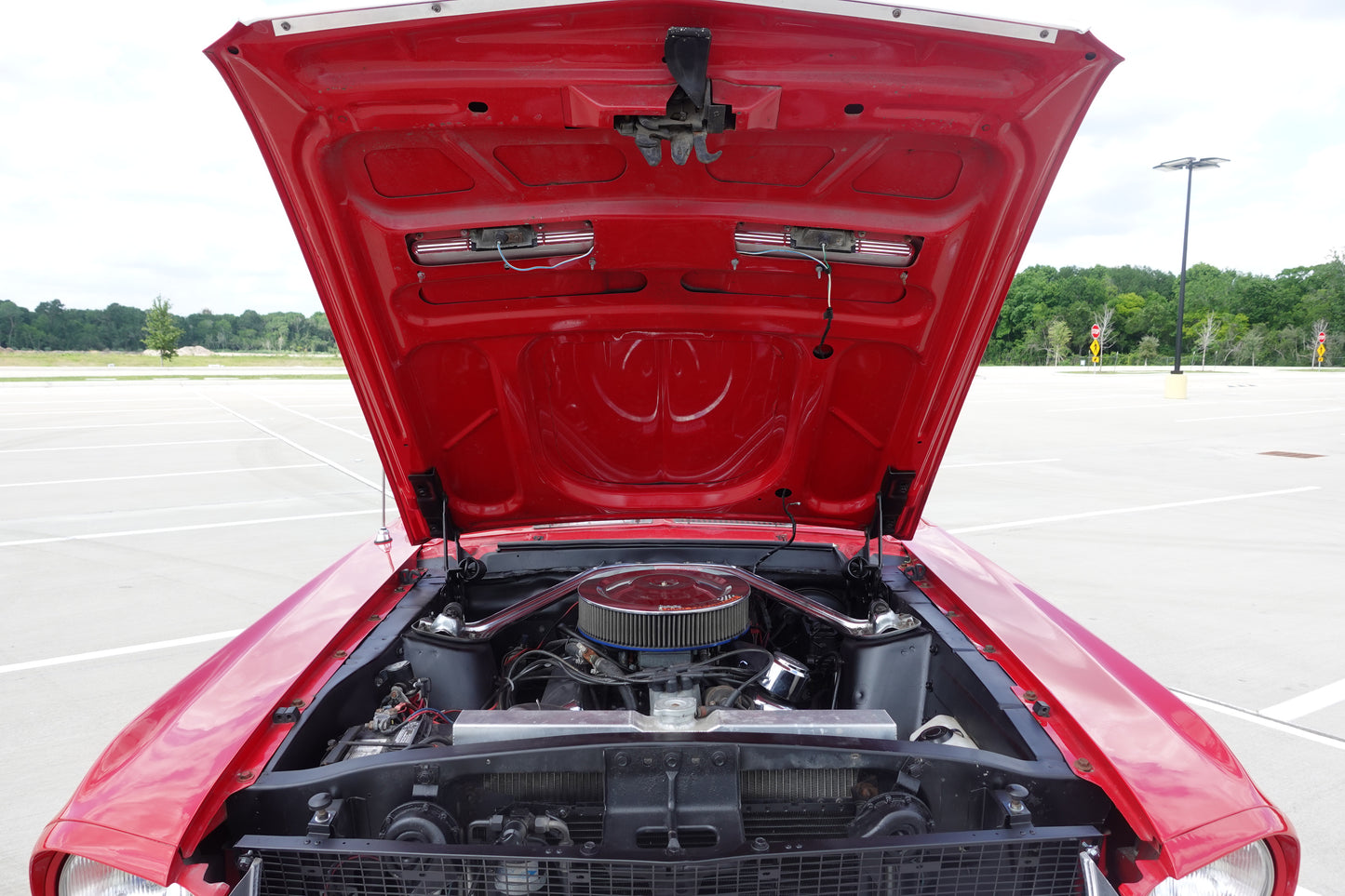 67 Mustang Coupe Red