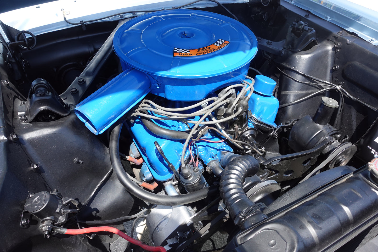1966 Ford Mustang Coupe Silver Blue