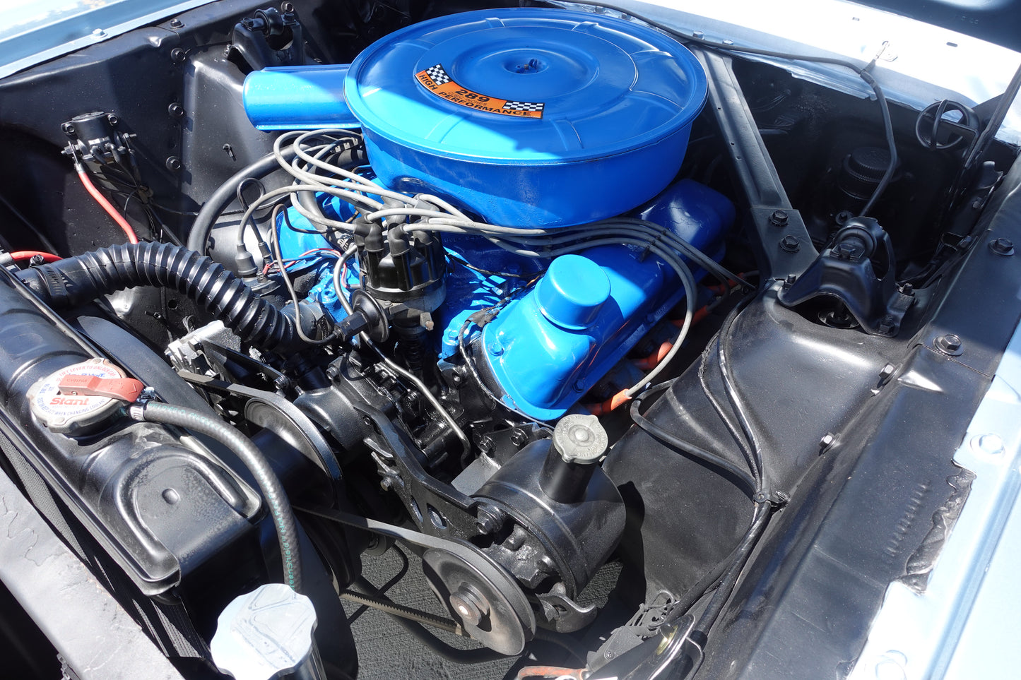 1966 Ford Mustang Coupe Silver Blue