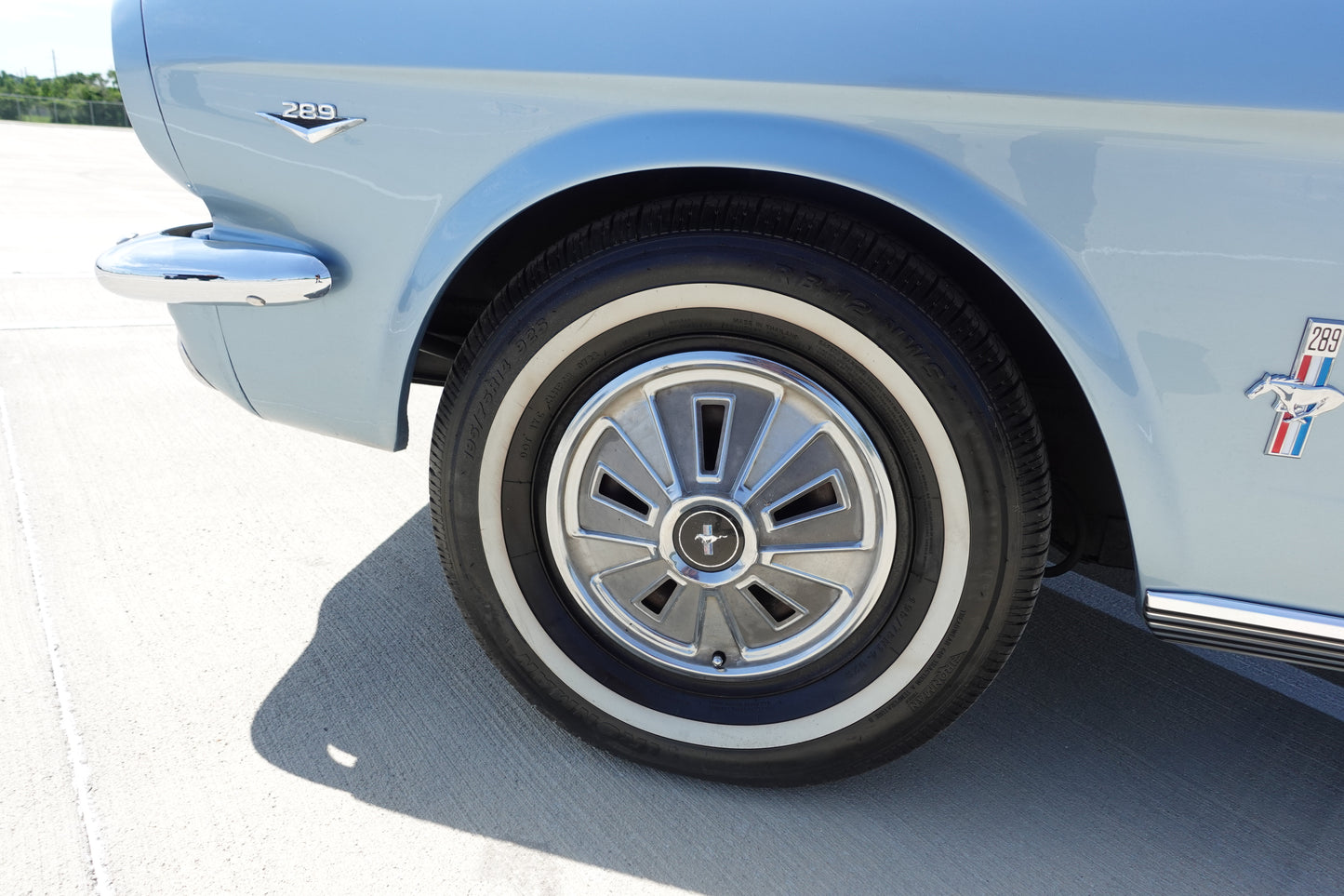 1966 Ford Mustang Coupe Silver Blue