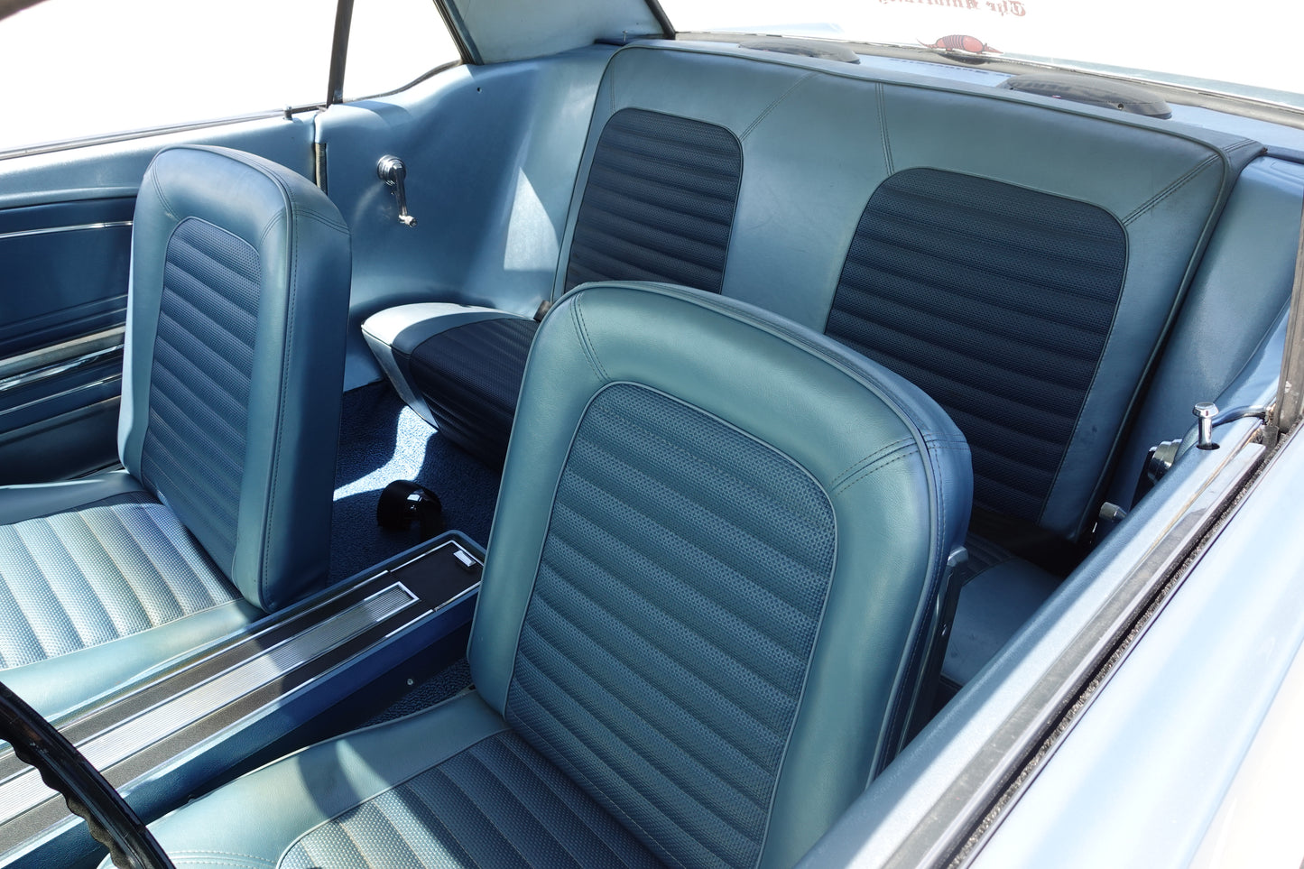 1966 Ford Mustang Coupe Silver Blue