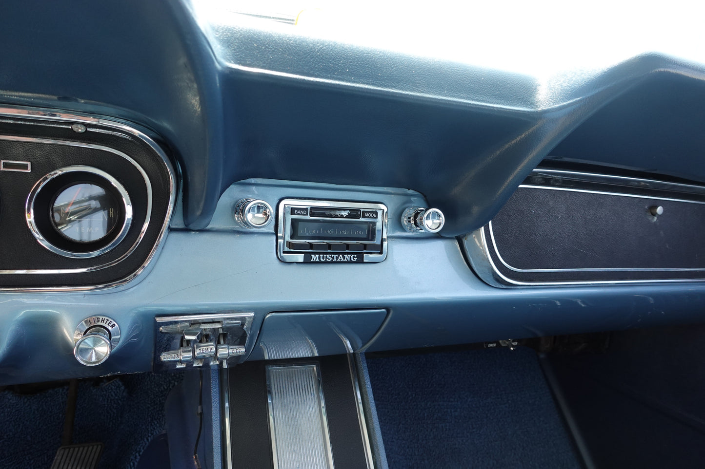 1966 Ford Mustang Coupe Silver Blue
