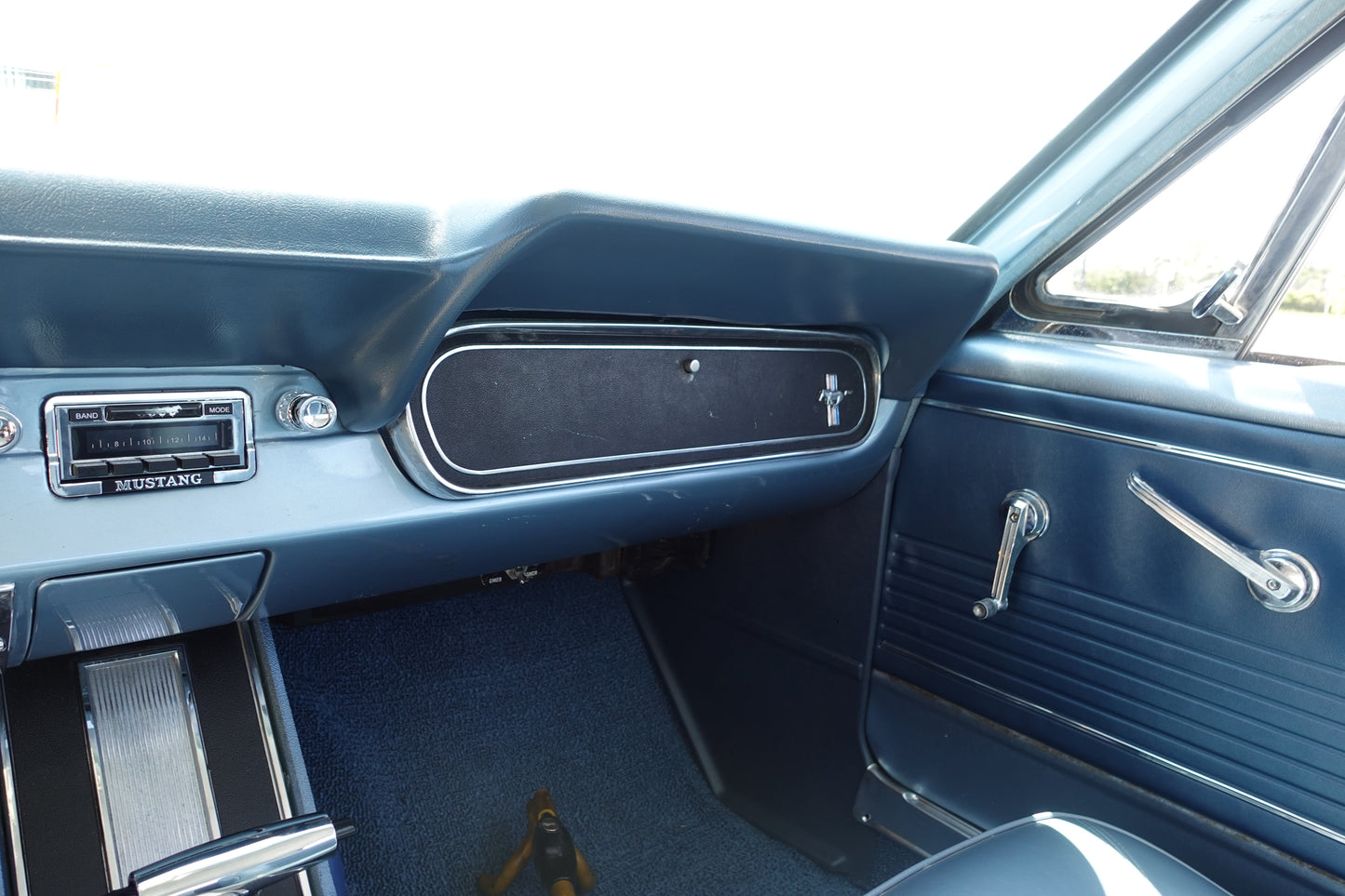 1966 Ford Mustang Coupe Silver Blue