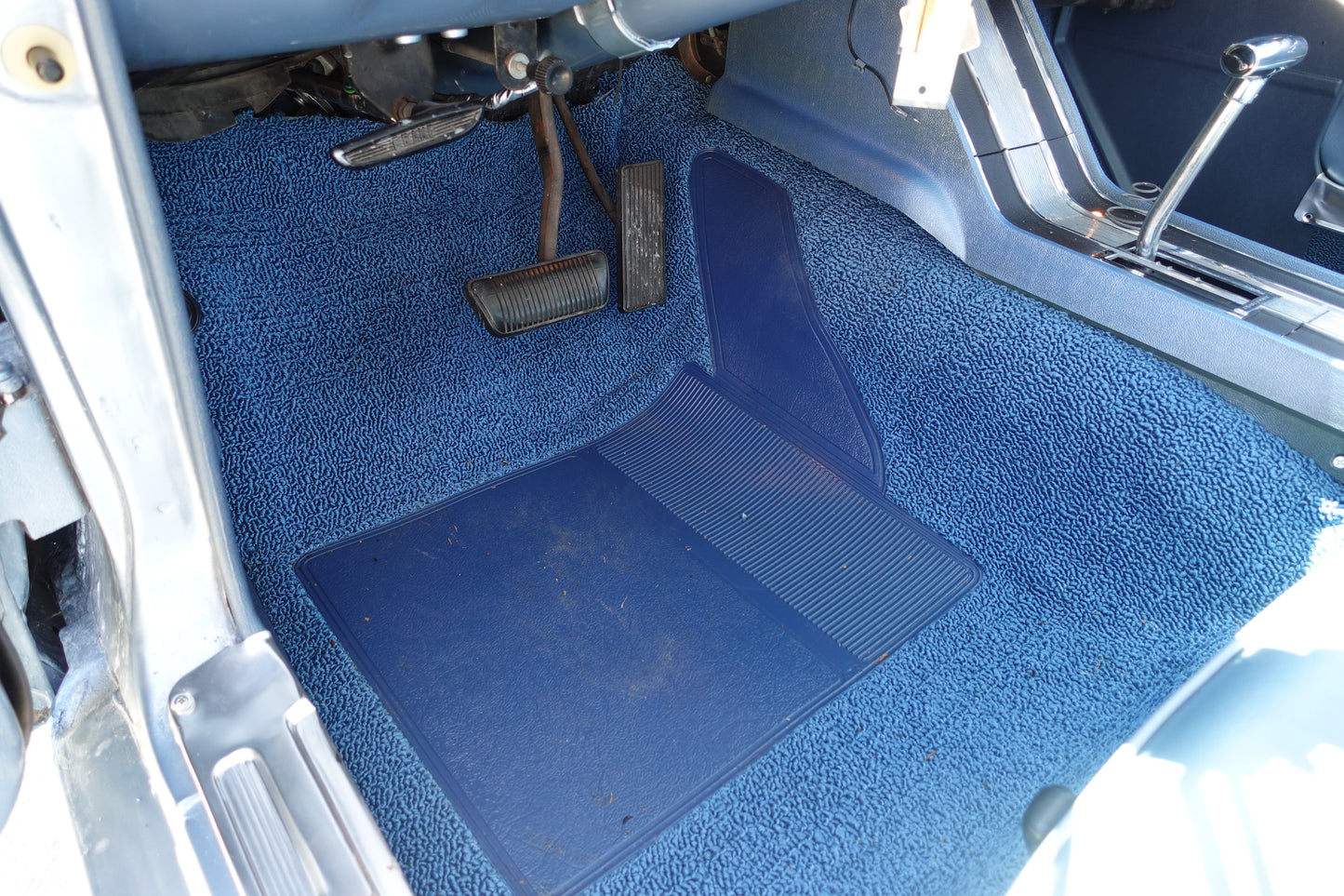 1966 Ford Mustang Coupe Silver Blue