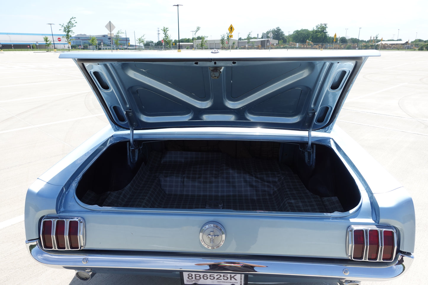 1966 Ford Mustang Coupe Silver Blue
