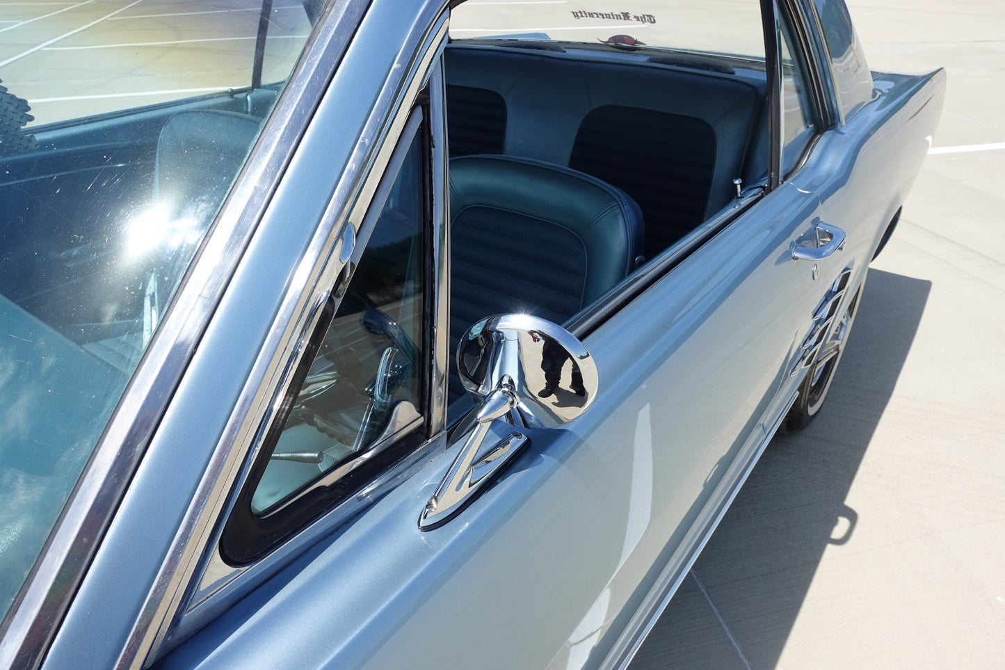 1966 Ford Mustang Coupe Silver Blue