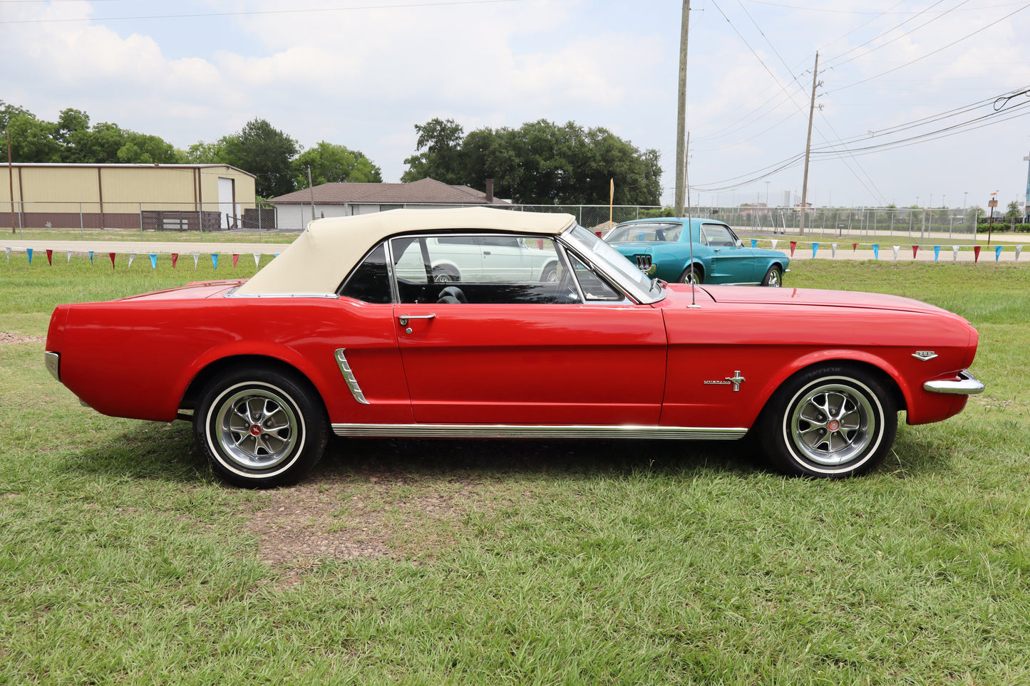 1965 Mustang Convertible Red