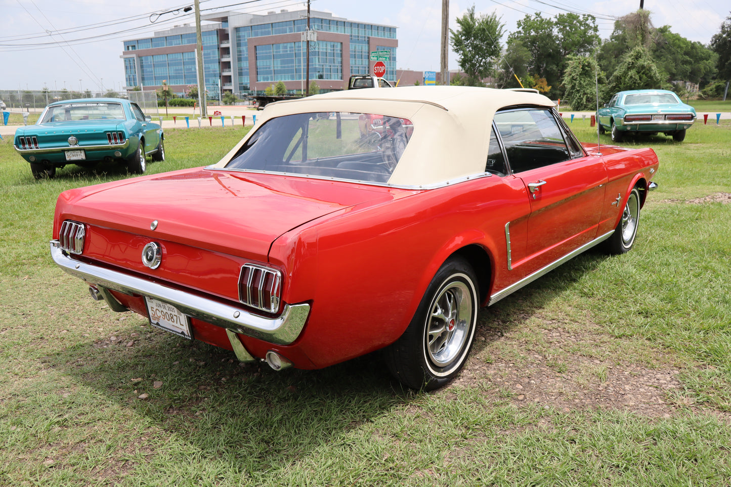 1965 Mustang Convertible Red