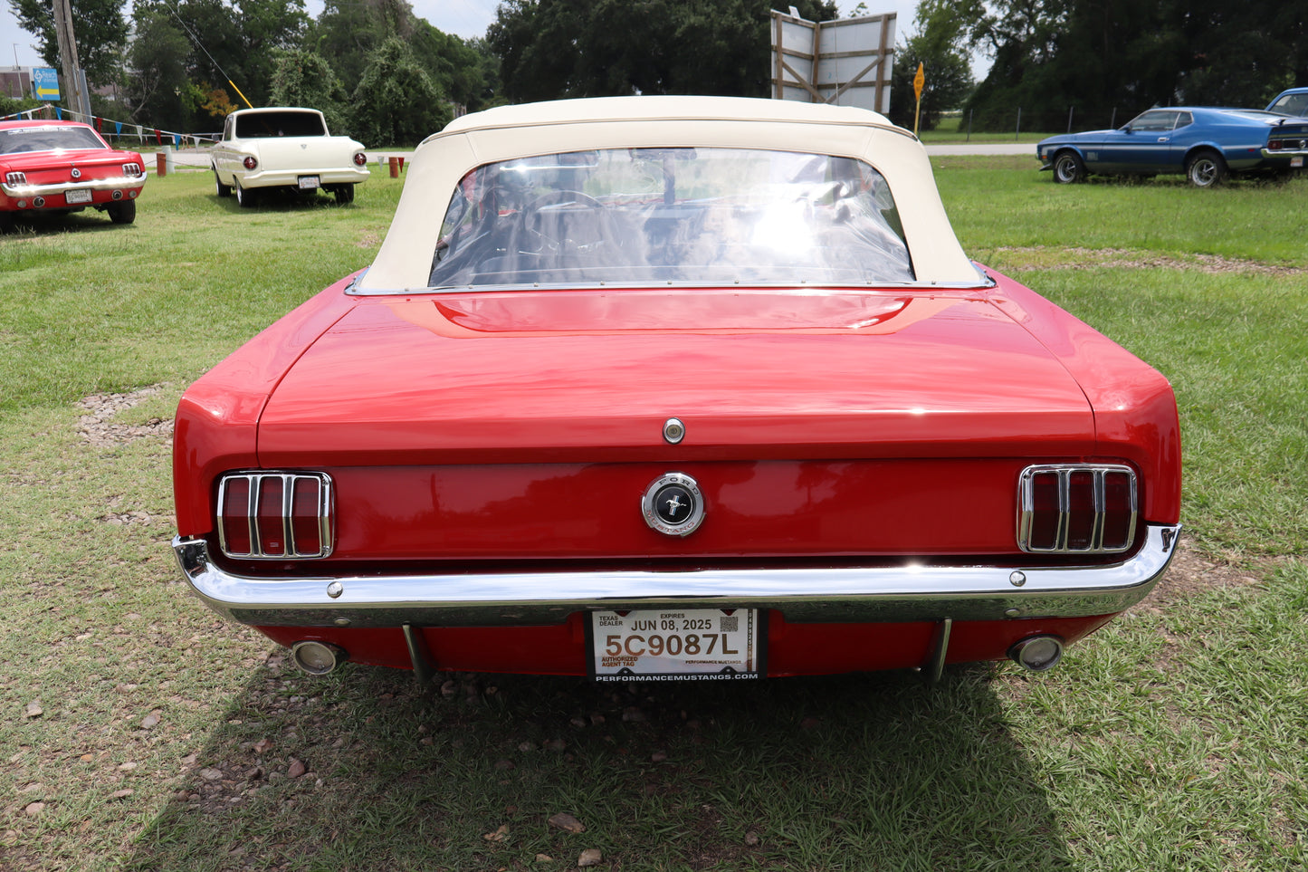 1965 Mustang Convertible Red