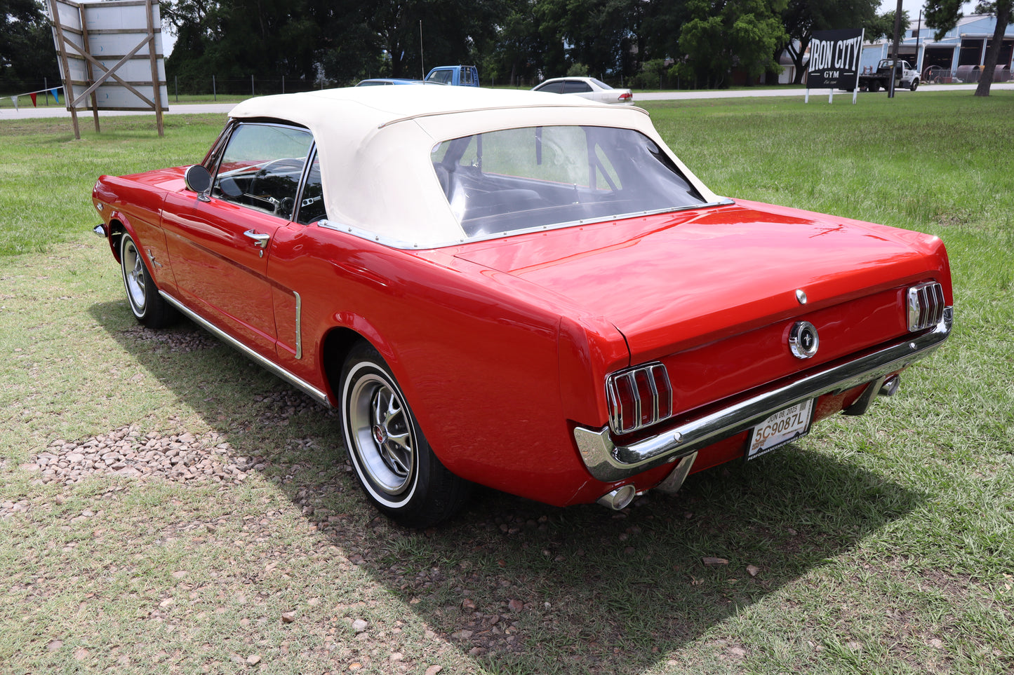 1965 Mustang Convertible Red