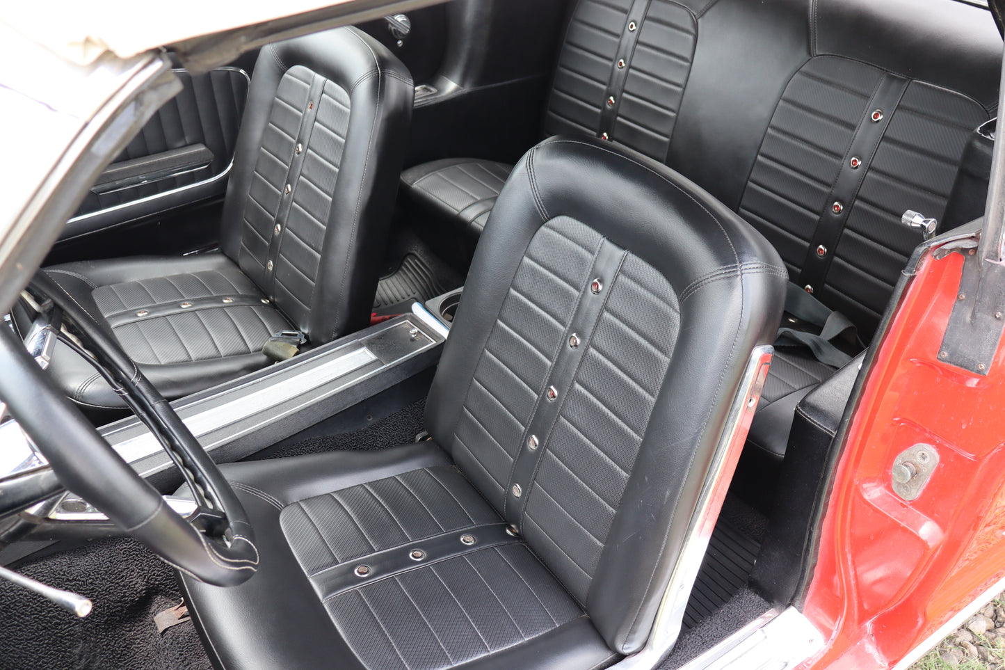 1965 Mustang Convertible Red