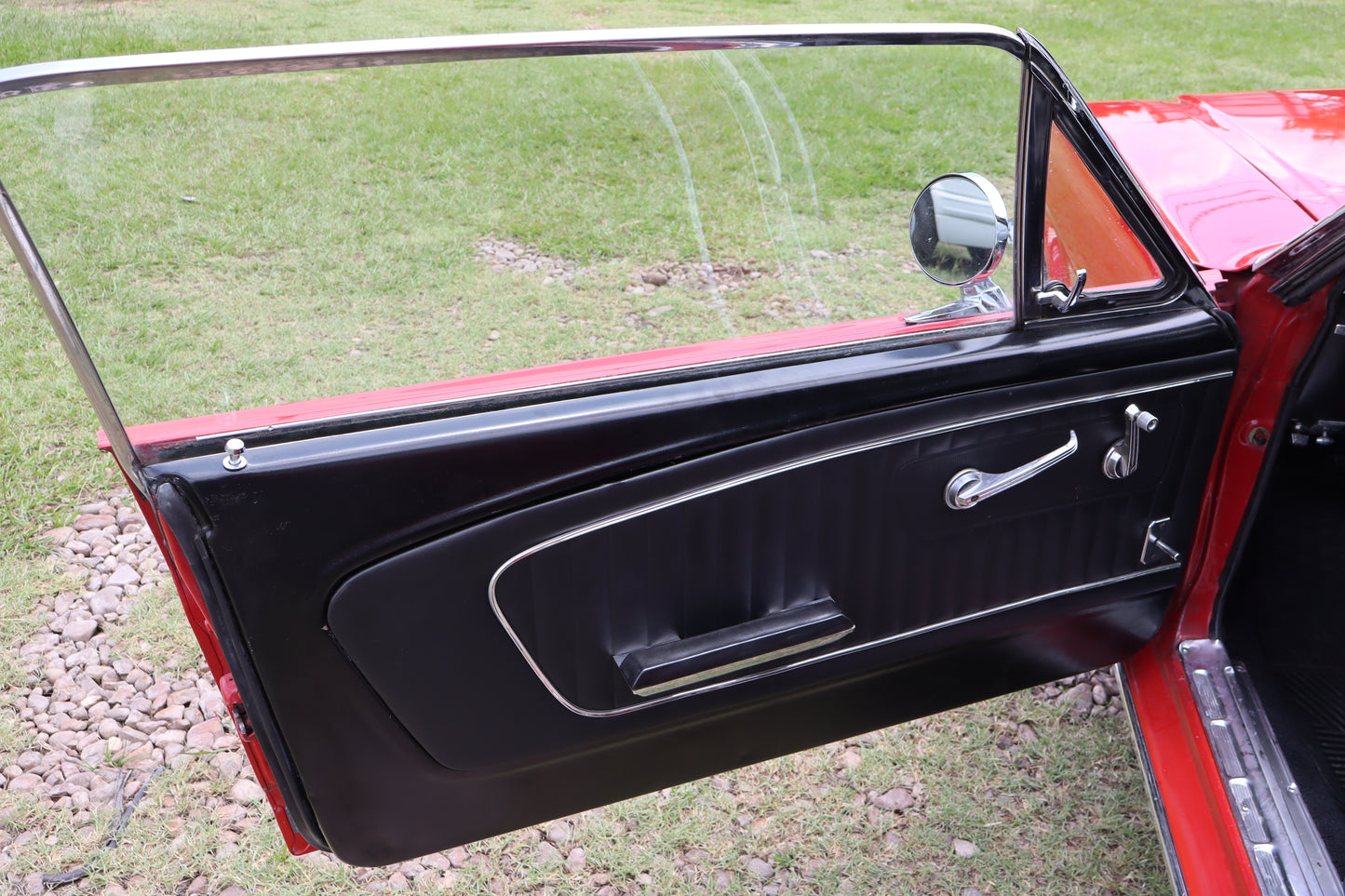 1965 Mustang Convertible Red